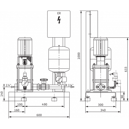 Насосная станция Wilo Economy CO-1 MVI 402/ER (PN 6)