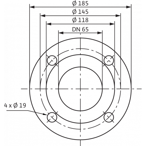 Циркуляционный насос Wilo Stratos 65/1-9 PN16