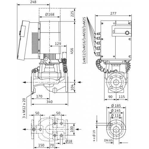 Циркуляционный насос Wilo Stratos GIGA 65/1-17/1,9-R1