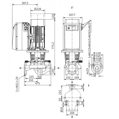 Циркуляционный насос Wilo Stratos GIGA 65/3-49/15-R1