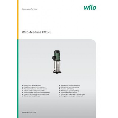 Вертикальный многоступенчатый насос WILO Medana CV1-L.1006-1/E/E/16O