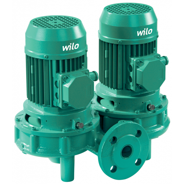 Циркуляционный насос с сухим ротором в исполнении Inline с фланцевым ...