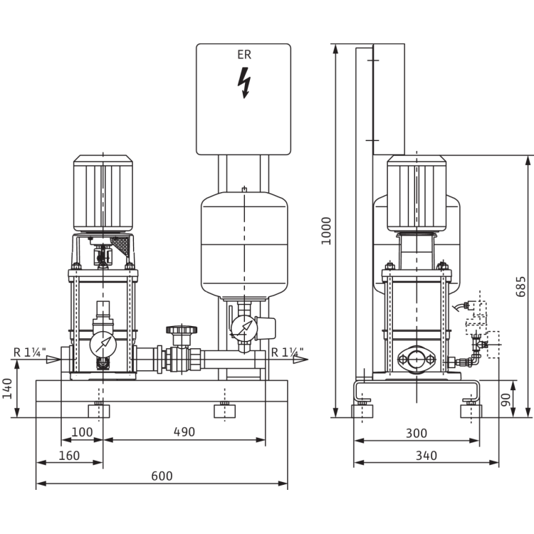 Насосная станция Wilo Economy CO-1 MVI 205/ER (PN 6)