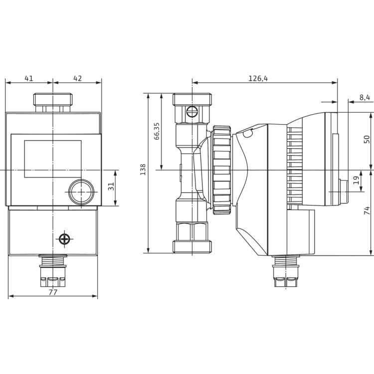 Циркуляционный насос Wilo Star-Z 15 TT