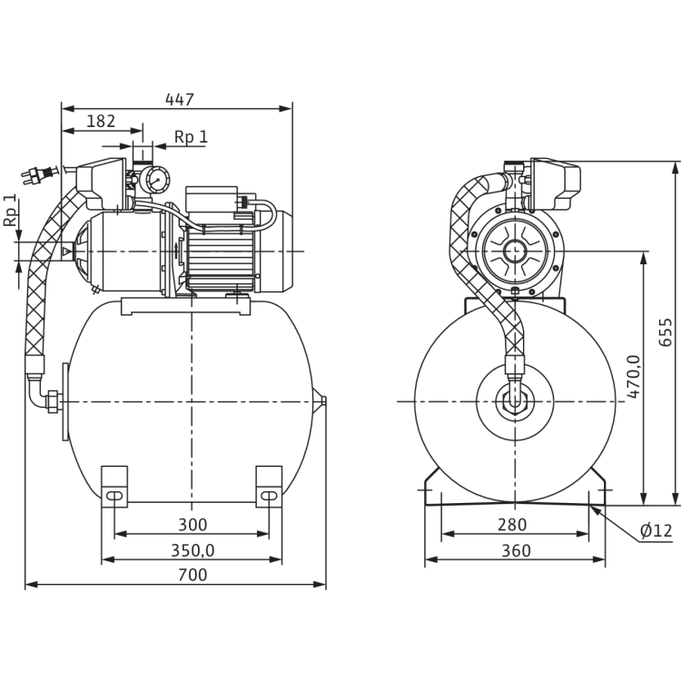 Насосная станция WiloMultiCargo HMC 305 (1~230 В)