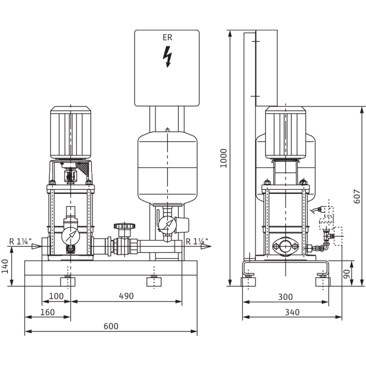 Насосная станция Wilo Economy CO-1 MVI 202/ER (PN 6)