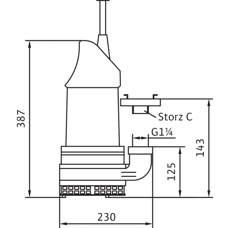 Фекальный насос Wilo EMU KS 9 D