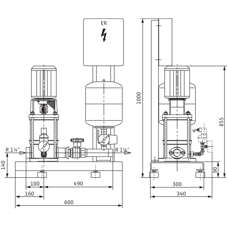 Насосная станция Wilo Economy CO-1 MVI 410/ER (PN 16)