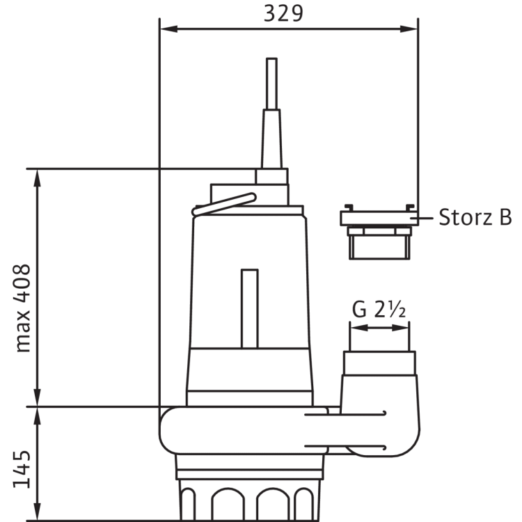 Фекальный насос Wilo KS 20 D GG