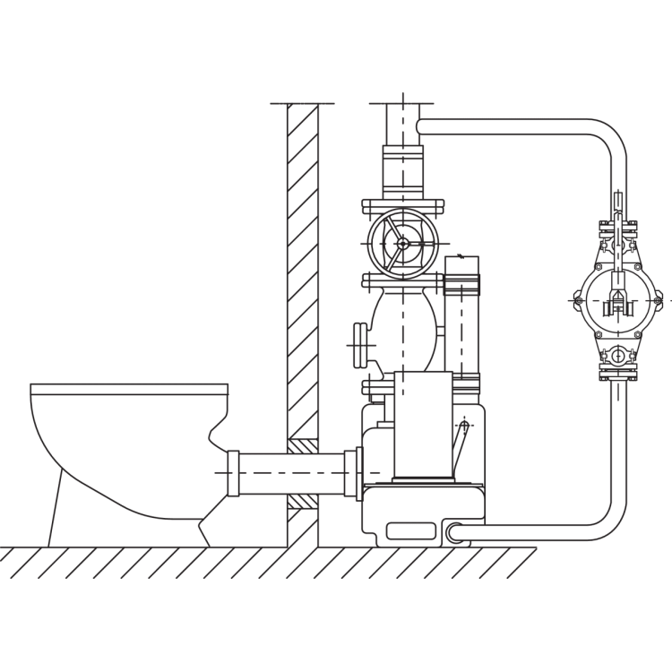 Напорная установка отвода сточной воды Wilo WILO DRAINLIFT S1/6M-RV