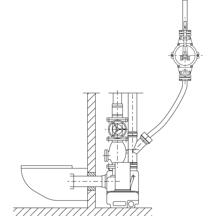 Напорная установка отвода сточной воды Wilo WILO DRAINLIFT S1/6M-RV
