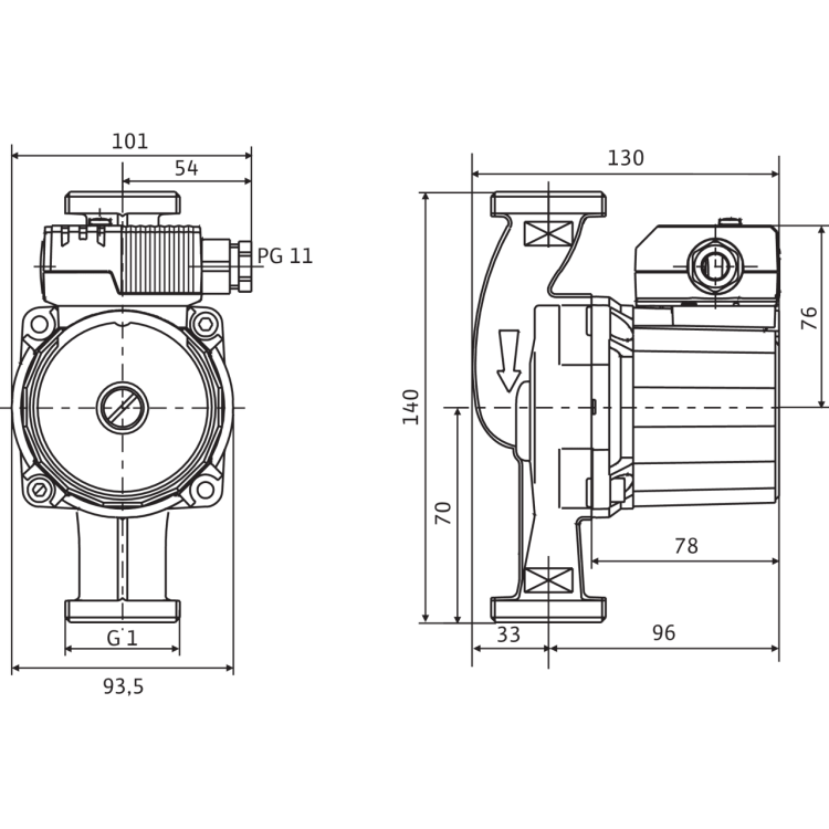 Циркуляционный насос Wilo Star-Z 20/1