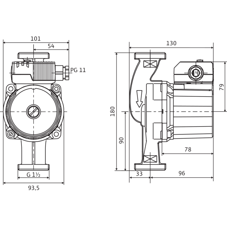 Циркуляционный насос Wilo Star-Z 25/2 DM