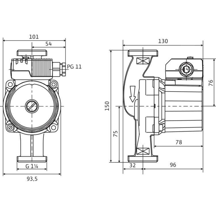 Циркуляционный насос Wilo Star-Z 20/4-3