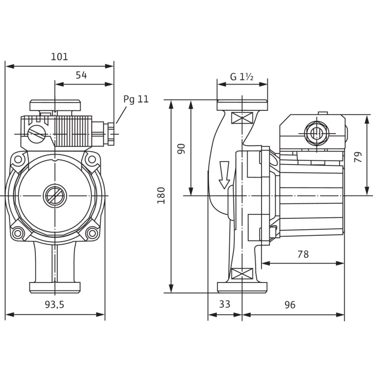 Циркуляционный насос Wilo Star-Z 25/6-3