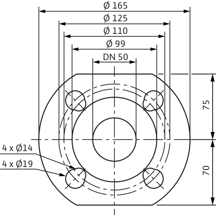 Циркуляционный насос Wilo TOP-S 50/10 DM PN6/10 (3~400/230 V)