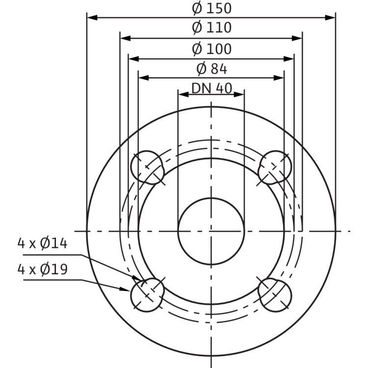 Циркуляционный насос Wilo Stratos-D 40/1-8 PN6/10
