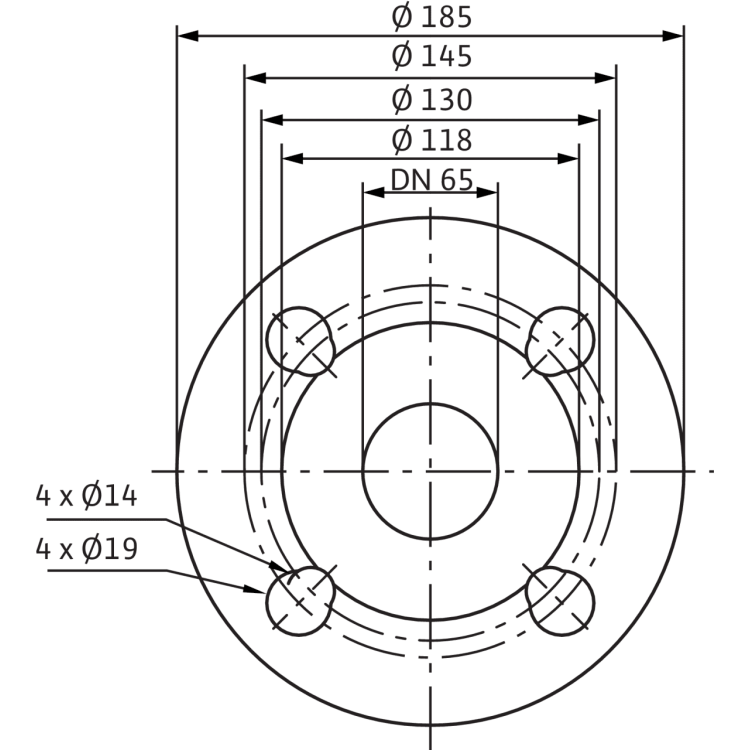 Циркуляционный насос Wilo Stratos-Z 65/1-12 PN6/10