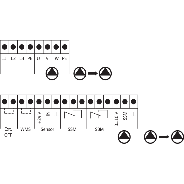Насосная станция Wilo Comfort-Vario COR-3 MVIE 9502/VR (3~400 В, 50/60 Гц)