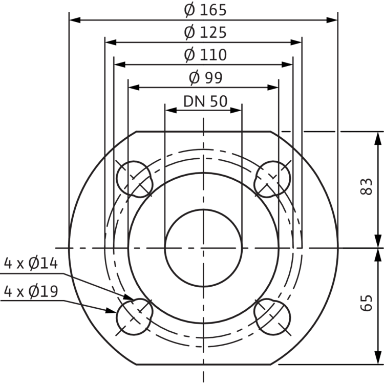 Циркуляционный насос Wilo TOP-S 50/15 DM PN6/10 (3~400/230 V)