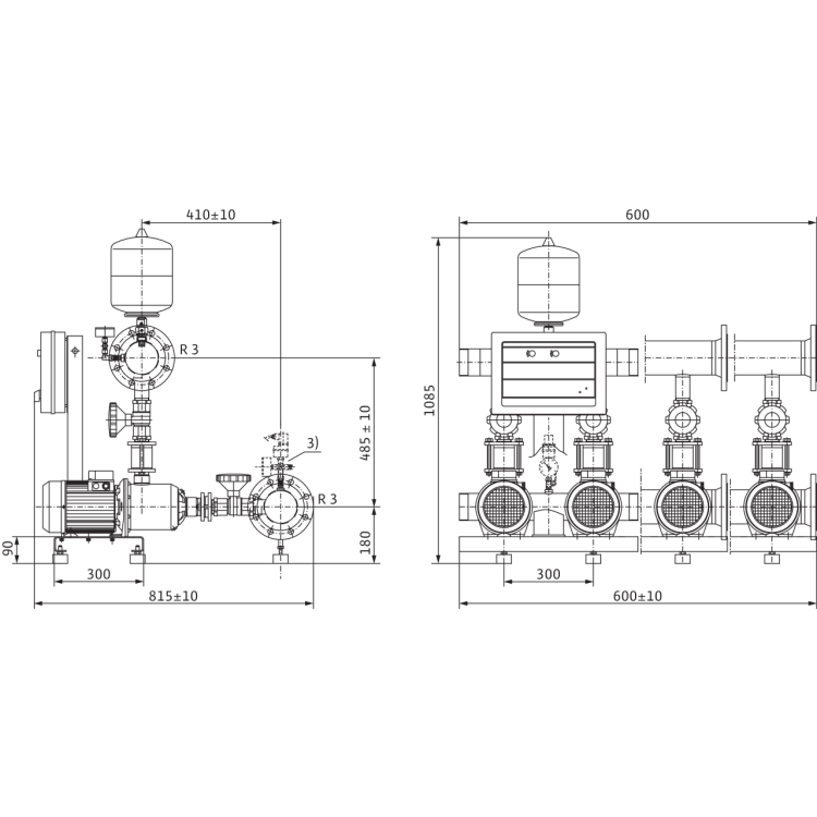 Насосная станция Wilo CO-2 MHI 1602/CE-EB-R
