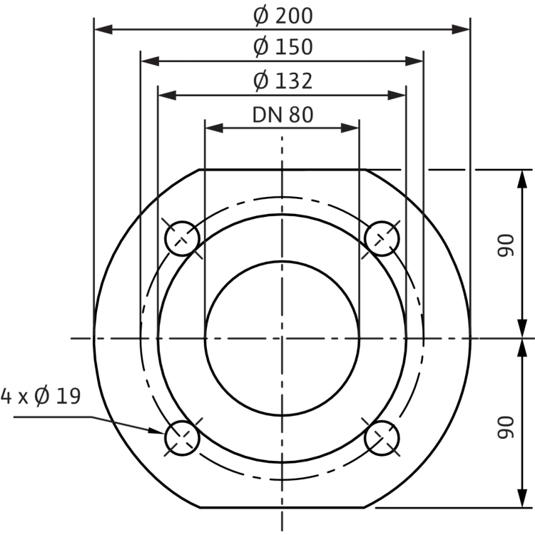 Циркуляционный насос Wilo TOP-S 80/20 DM PN6 (3~400/230 V)