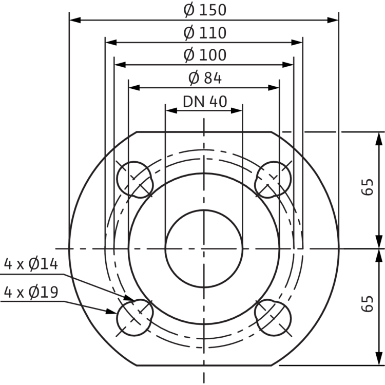 Циркуляционный насос Wilo Yonos MAXO 40/0,5-12
