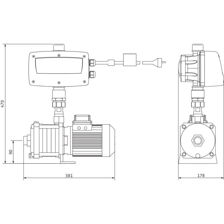Насосная станция Wilo EMHIL 304 M