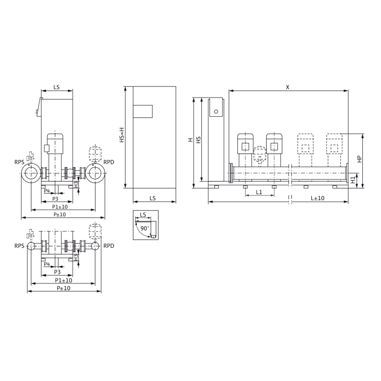 Насосная станция Wilo SiBoost Smart 2 Helix V 1010