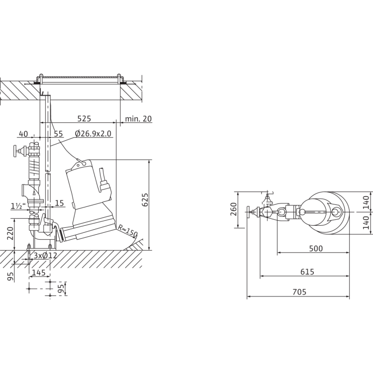 Погружной насос для сточных вод Wilo Drain MTC 32F49.17/66 (3~400 В)