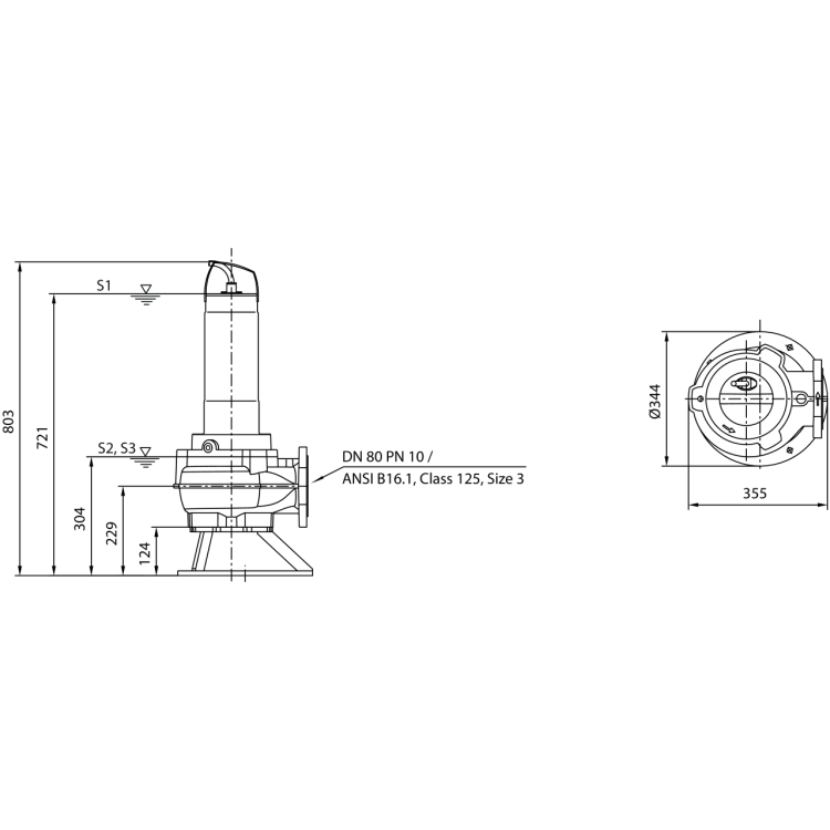Фекальный насос Wilo REXA FIT V08DA-424/EAD1-4-T0011-540-A