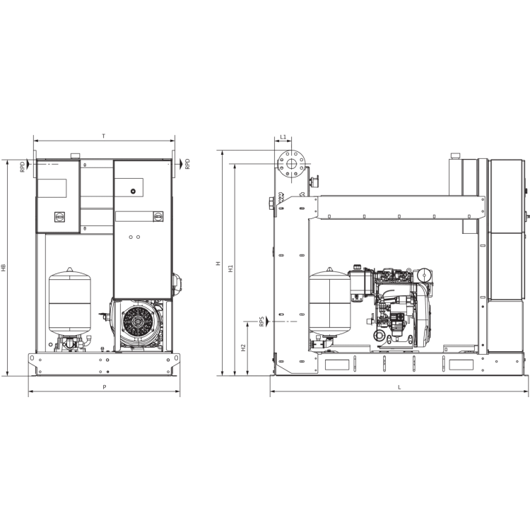 Насосная станция Wilo SiFire EN 125/250-267-197/1,1 DJ