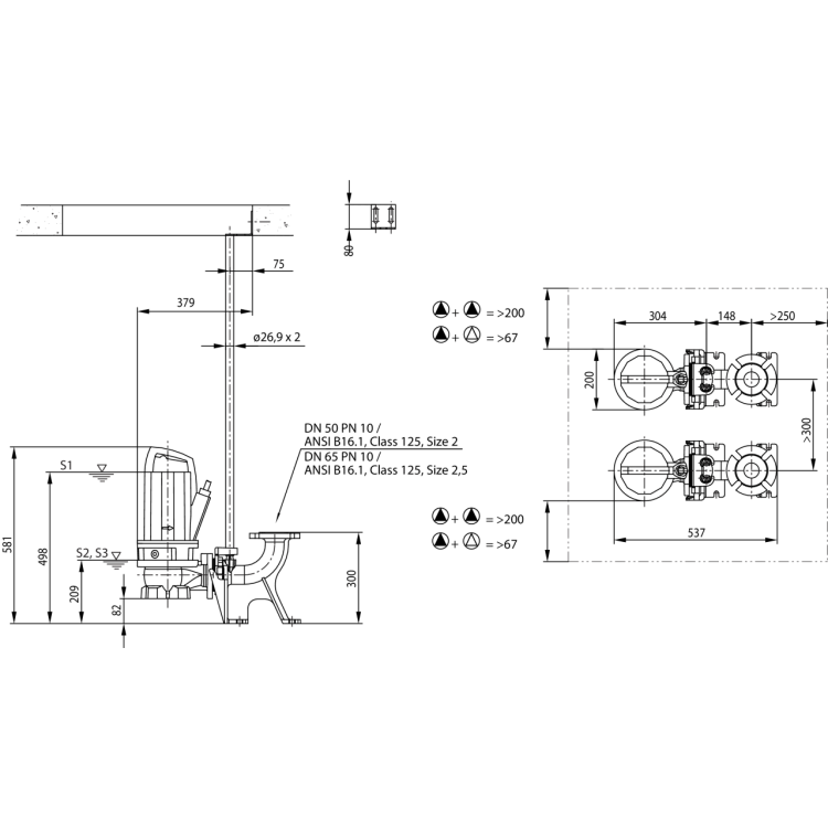 Фекальный насос Wilo Rexa PRO V05DA-124/EAD1X2-T0011-540-O