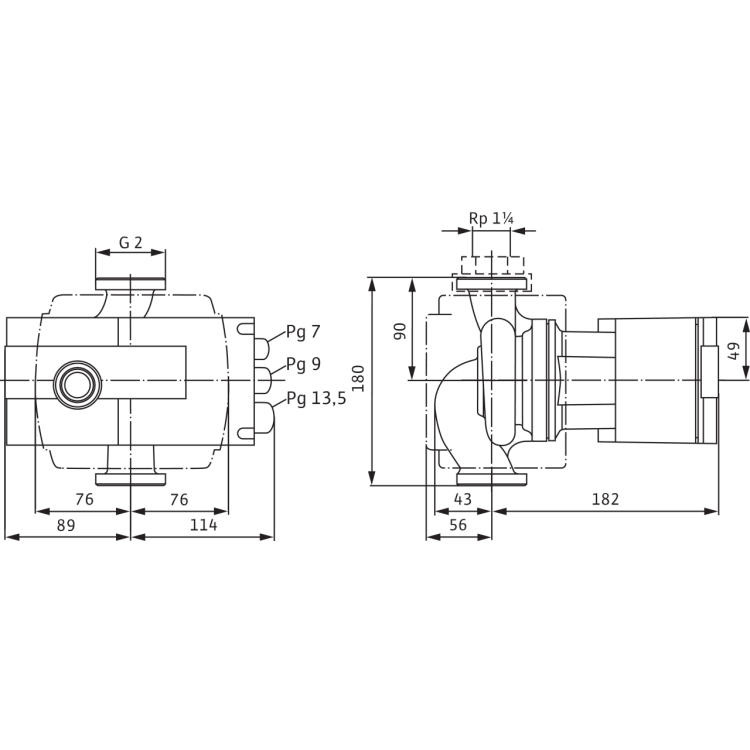 Циркуляционный насос Wilo Stratos-Z 30/1-8 RG PN16