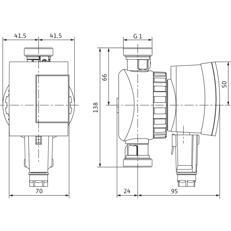 Циркуляционный насос Wilo Star-Z NOVA A