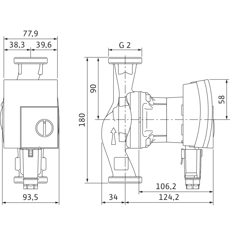 Циркуляционный насос Wilo YONOS PICO 30/1-4