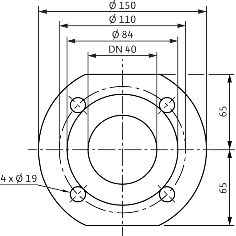 Циркуляционный насос Wilo TOP-Z 40/7 (3~ V, PN 16, GG)