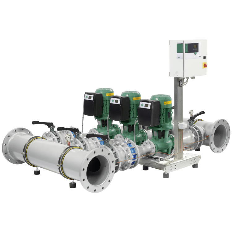 Высокоэффективная, автоматическая, готовая к подключению установка Wilo SiFlux 21-IL-E 80/200-22/2-SC-16-T4