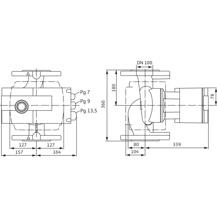 Циркуляционный насос Wilo Stratos 100/1-12 PN10