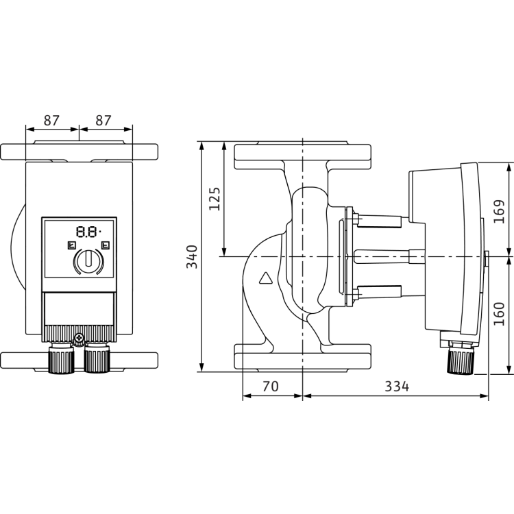 Циркуляционный насос Wilo Yonos MAXO 65/0,5-12