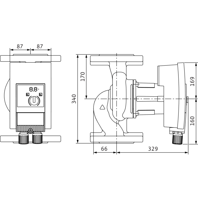 Циркуляционный насос Wilo Yonos MAXO 65/0,5-16