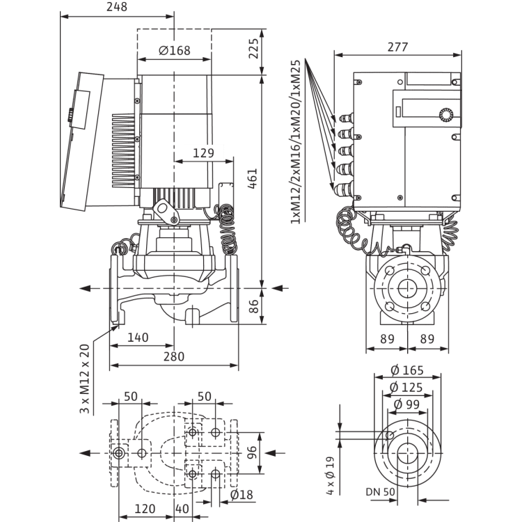 Циркуляционный насос Wilo Stratos GIGA 50/1-26/1,9-R1