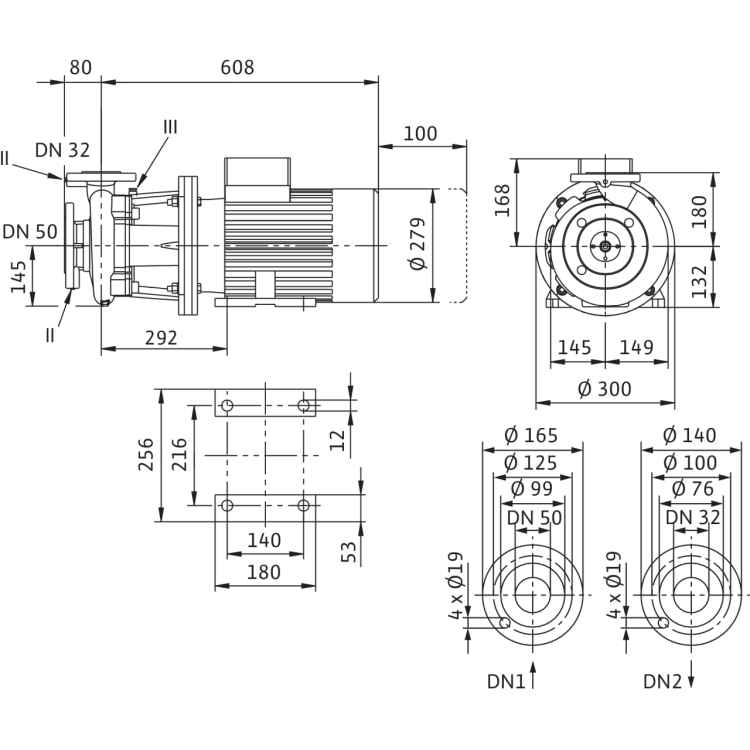 Блочный насос Wilo CronoBloc-BL 32/210-7,5/2