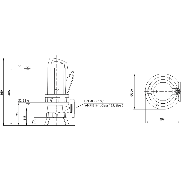 Фекальный насос Wilo Rexa PRO V05DA-124/EAD1X2-T0011-540-O