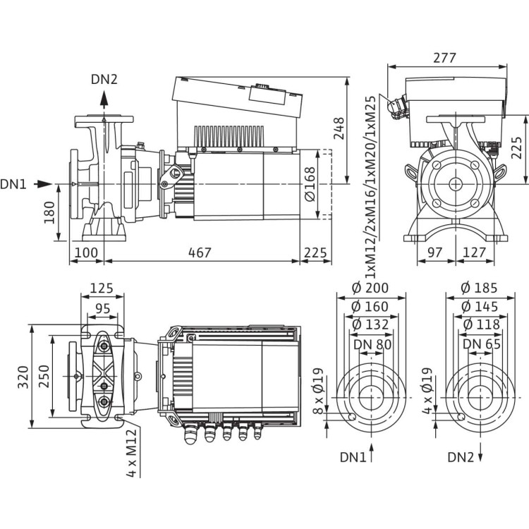 Циркуляционный насос Wilo Stratos GIGA B 65/1-18/1,9